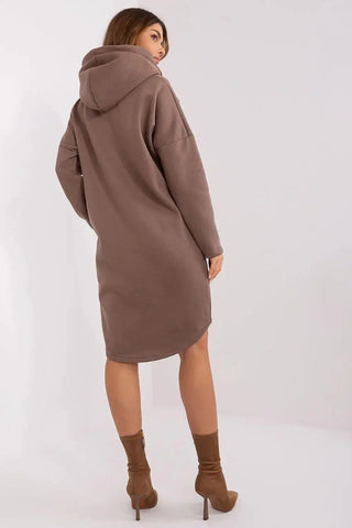 Relevance sporty style extended sweatshirt