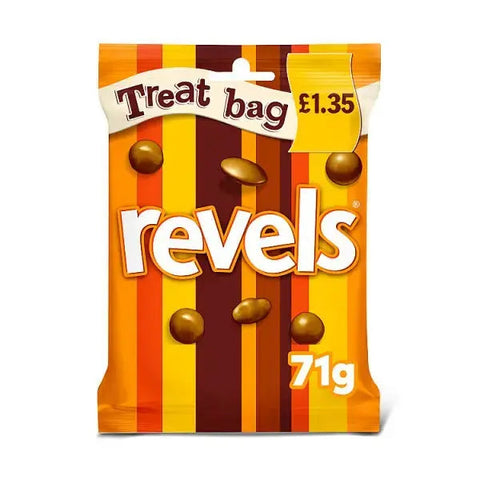 Revels Milk Chocolate with Raisins, Coffee or Orange Treat Bag (Case of 20)