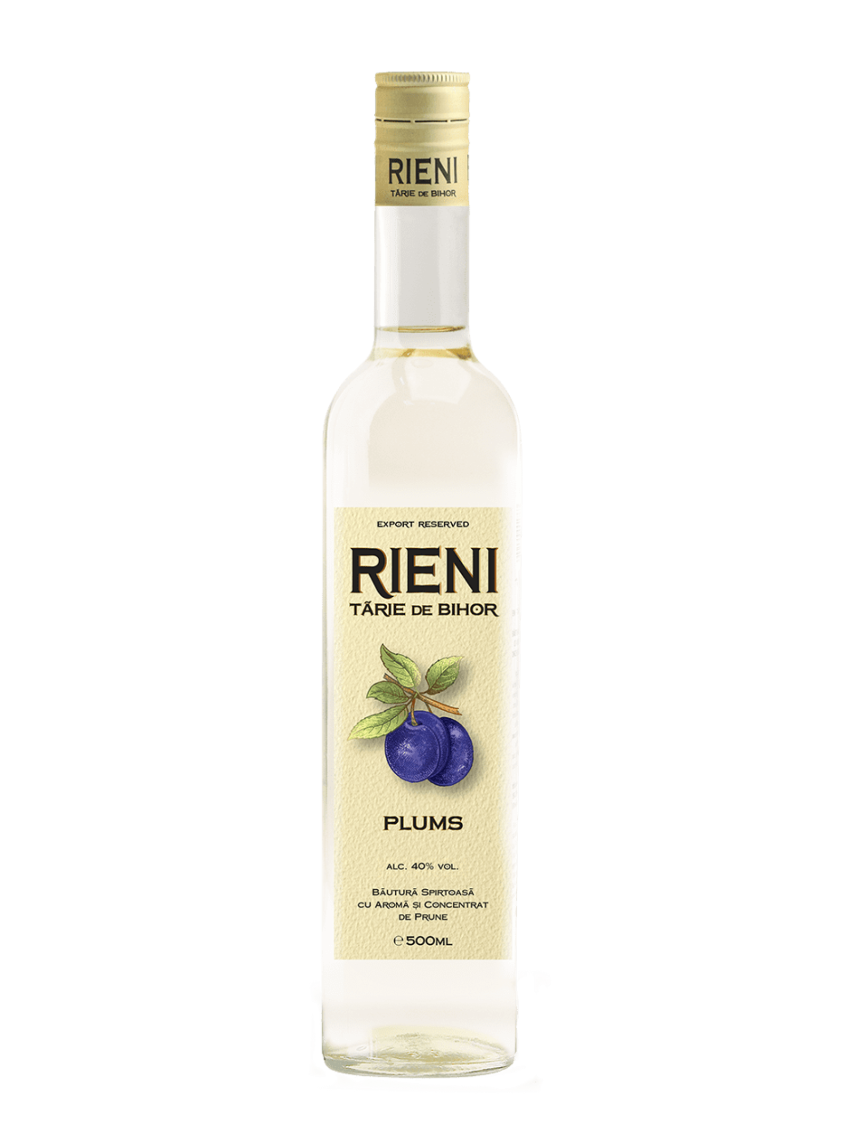 Rieni Tarie de Bihor Plums Schnapps 500ml