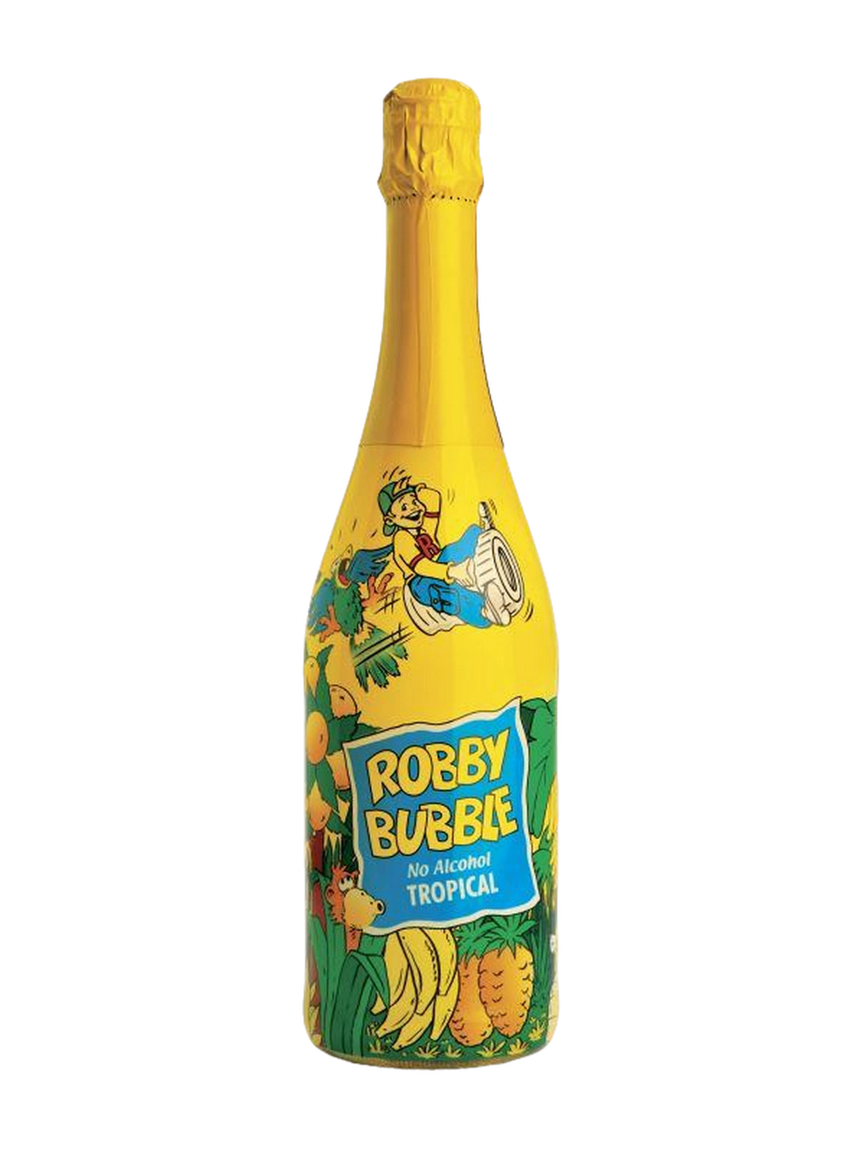 Robby Bubble Tropical Alcohol Free Kids Champagne 750ml