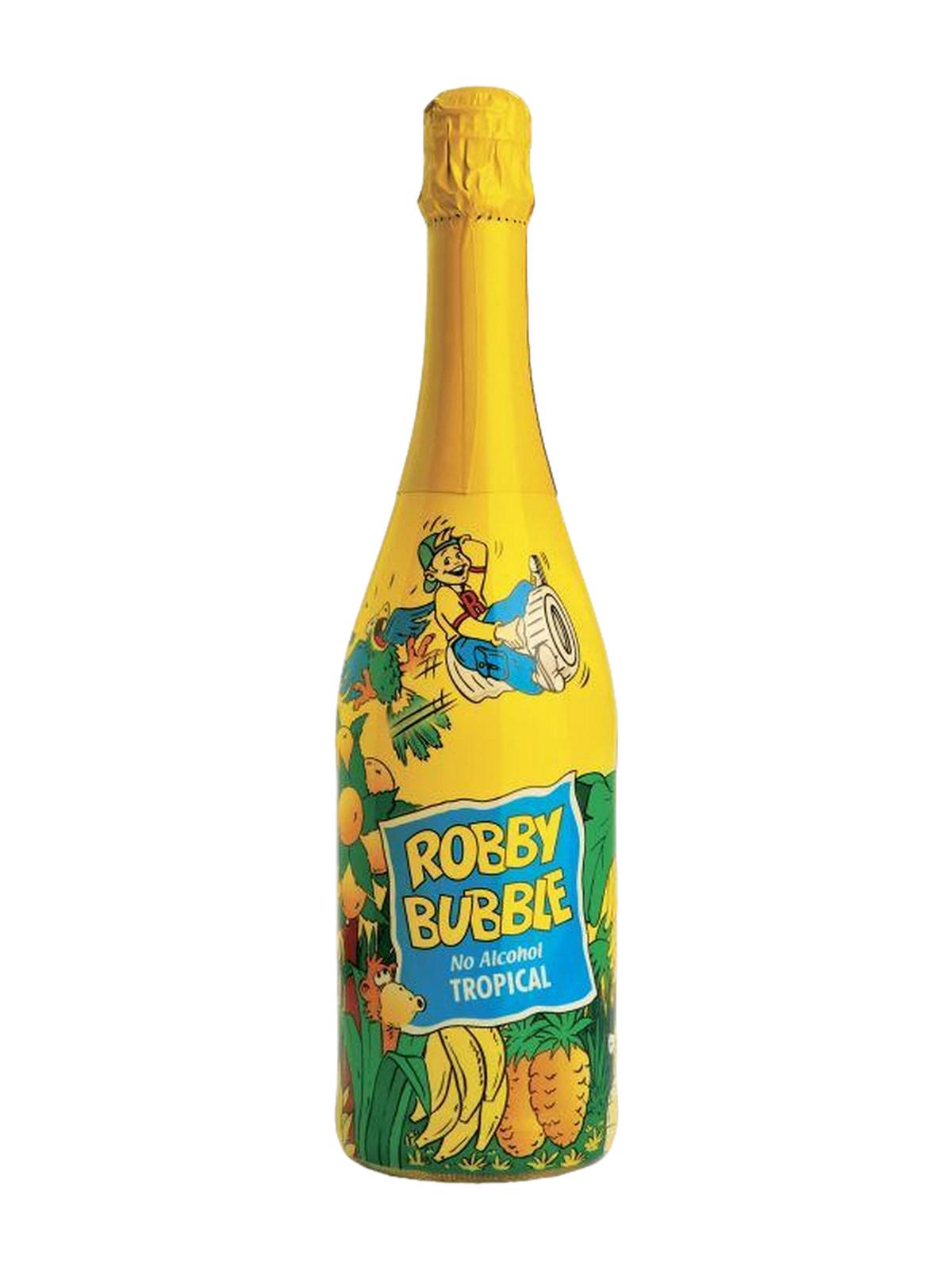Robby Bubble Tropical Alcohol Free Kids Champagne 750ml