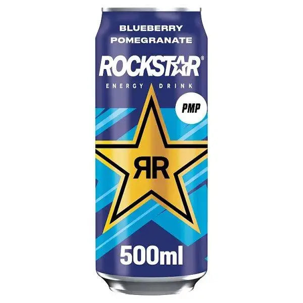 Rockstar Energy Drink Xdurance Blueberry Pomegranate Acai 500ml (Case of 12)