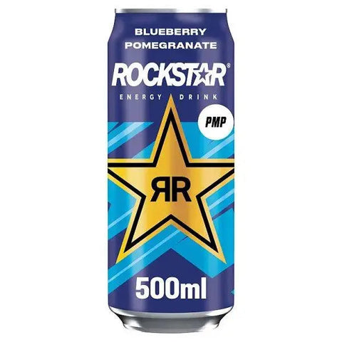 Rockstar Energy Drink Xdurance Blueberry Pomegranate Acai 500ml (Case of 12)
