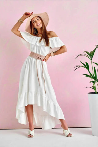 Roco Fashion asymmetrical maxi dress is made of soft, pleasant fabric that will provide comfort to the most demanding women.