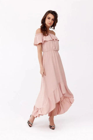 Roco Fashion asymmetrical maxi dress is made of soft, pleasant fabric that will provide comfort to the most demanding women.