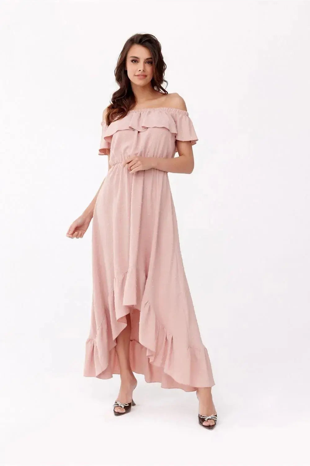 Roco Fashion asymmetrical maxi dress is made of soft, pleasant fabric that will provide comfort to the most demanding women.