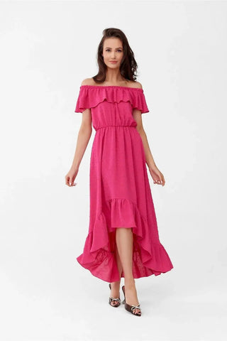 Roco Fashion asymmetrical maxi dress is made of soft, pleasant fabric that will provide comfort to the most demanding women.