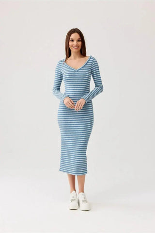 Roco Fashion high-quality knitted fabric eva dress