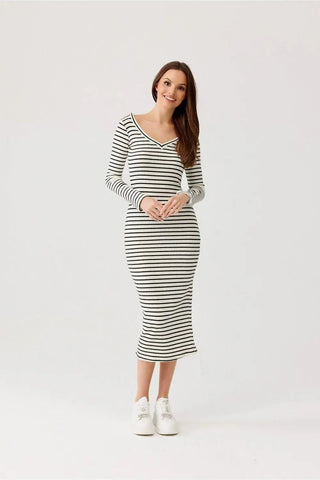 Roco Fashion high-quality knitted fabric eva dress