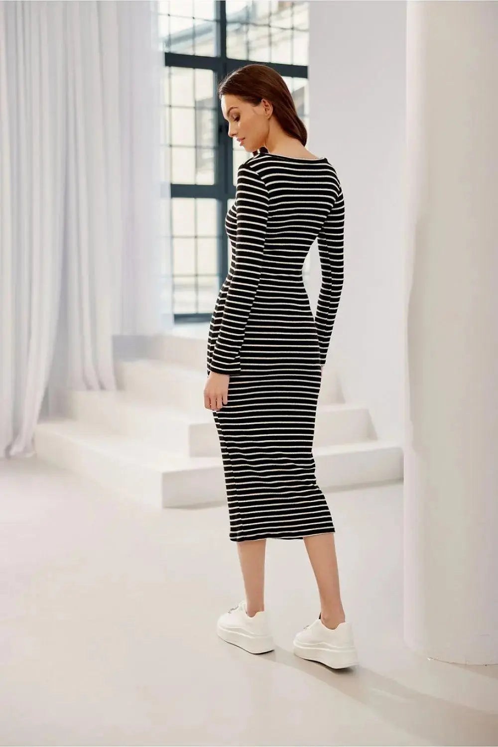 Roco Fashion high-quality knitted fabric eva dress