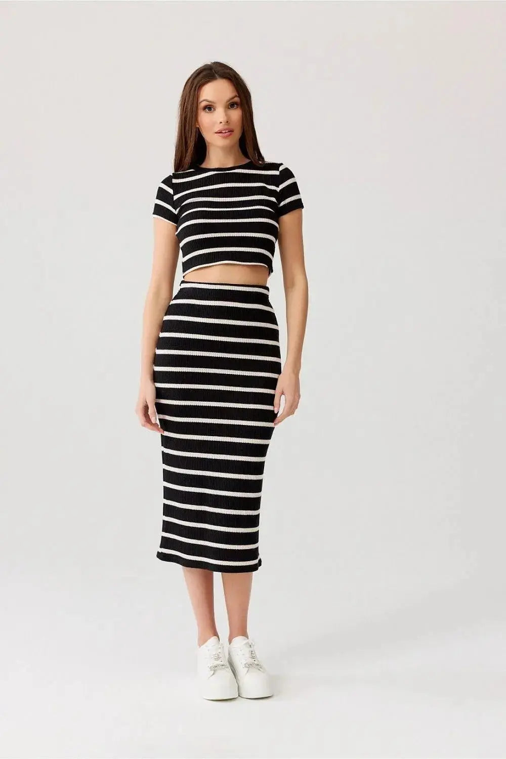 Roco Fashion livya knitted midi skirt