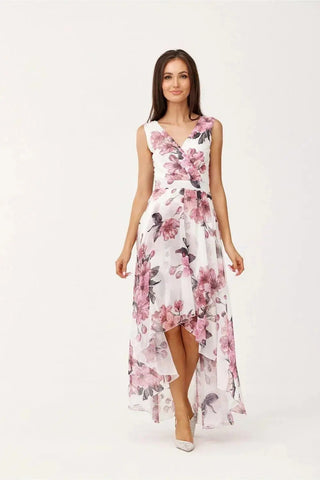 Roco Fashion maxi dress is made of light and delicate chiffon, which will be very comfortable to wear