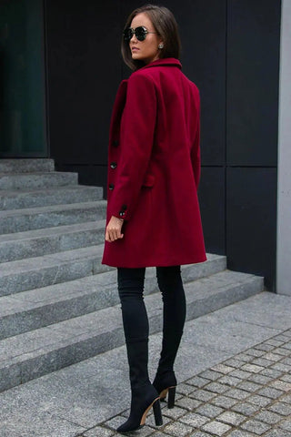 Roco Fashion single-breasted coat with a tailored cut