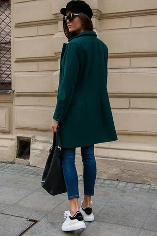 Roco Fashion single-breasted coat with a tailored cut