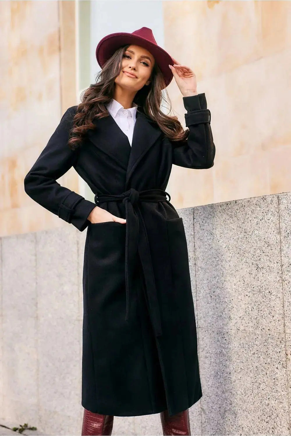 Roco Fashion slip with front pocket coat