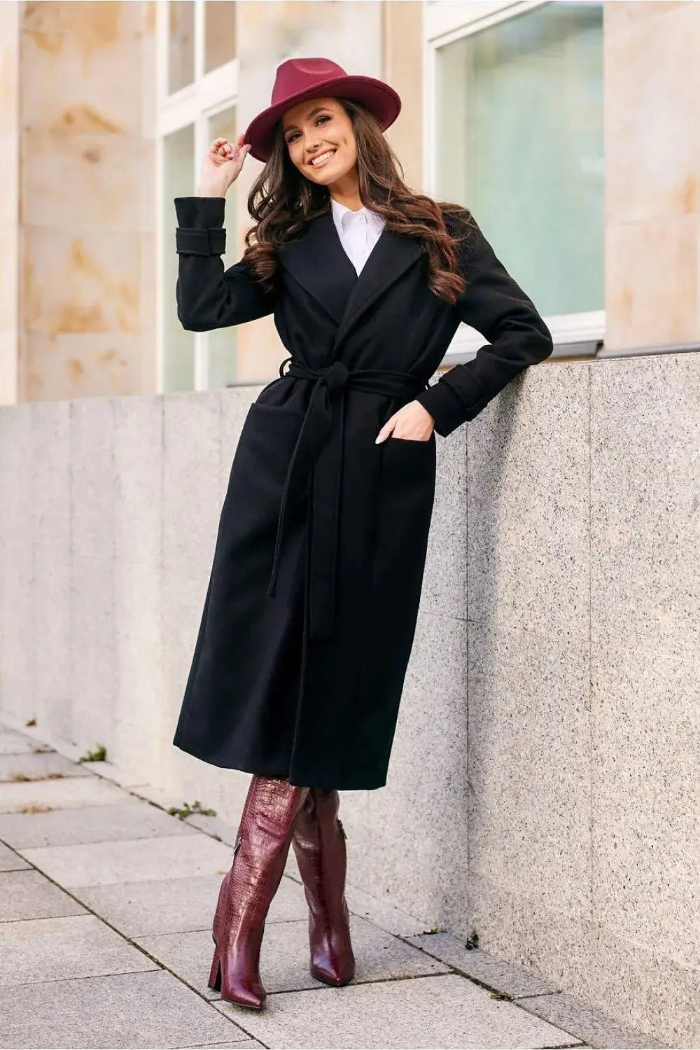 Roco Fashion slip with front pocket coat