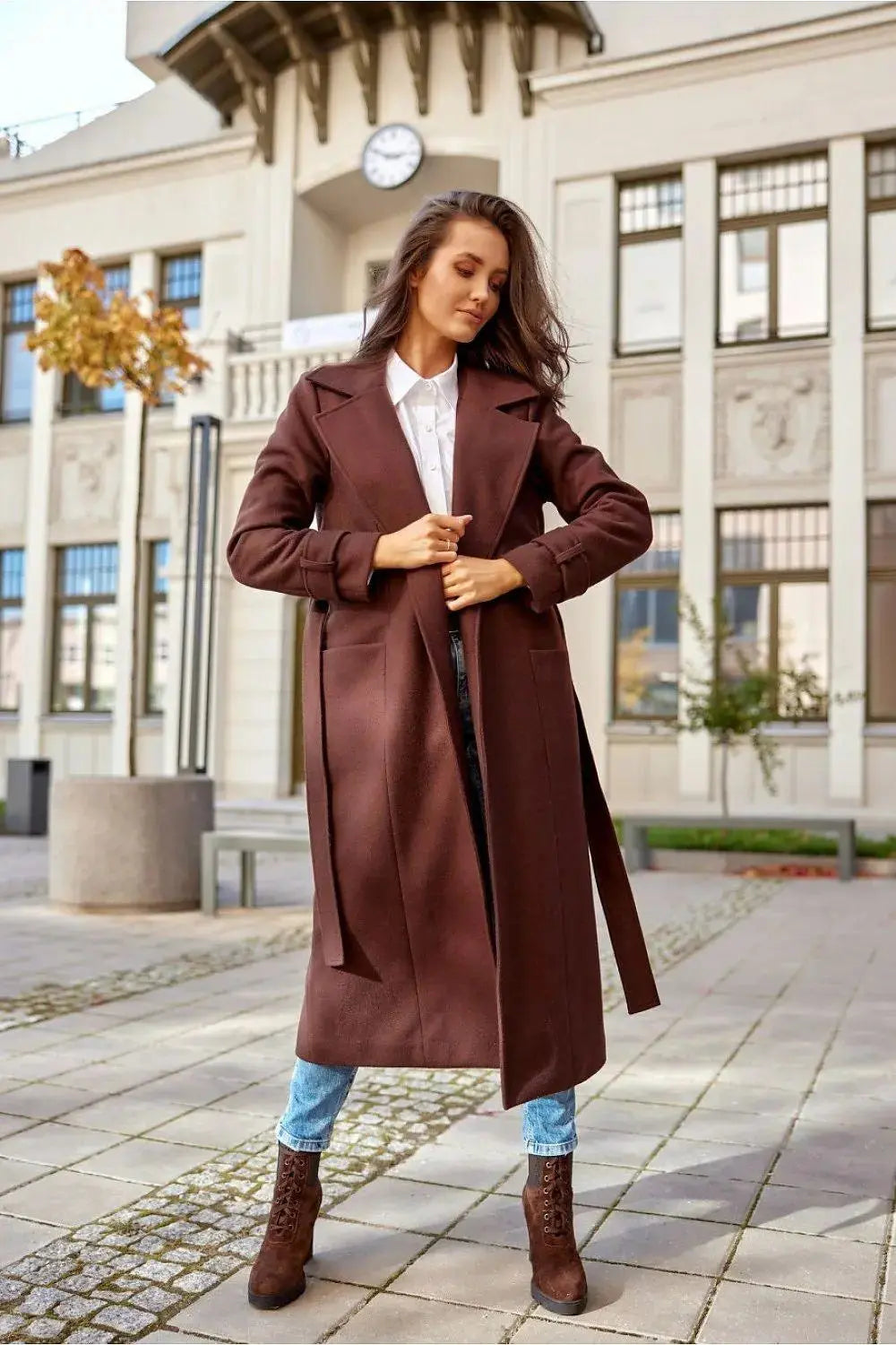 Roco Fashion slip with front pocket coat