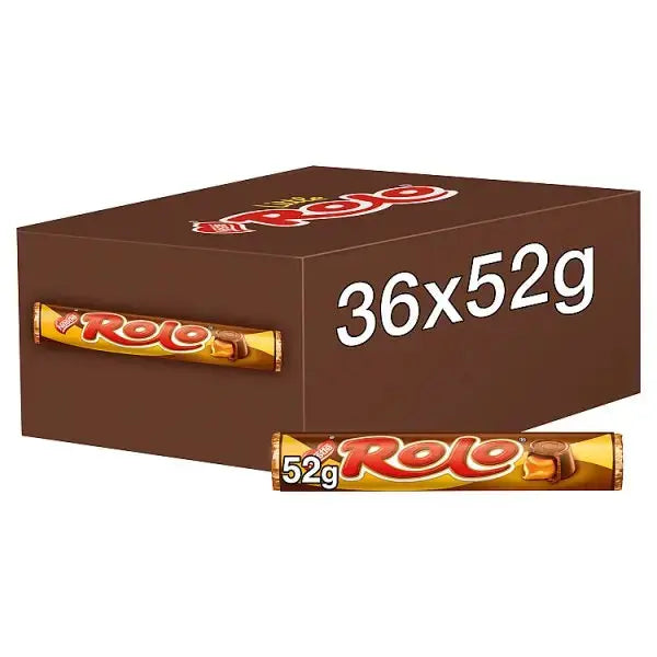 Rolo Milk Chocolate & Toffee Tube 52g (Case of 36)