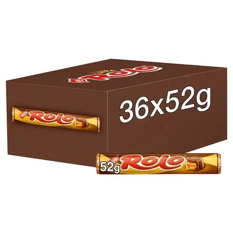 Rolo Milk Chocolate & Toffee Tube 52g (Case of 36)