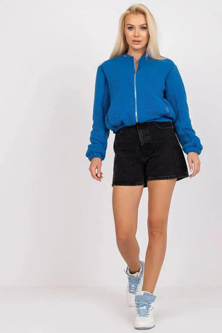 Rue Paris black long sleeve denim jacket