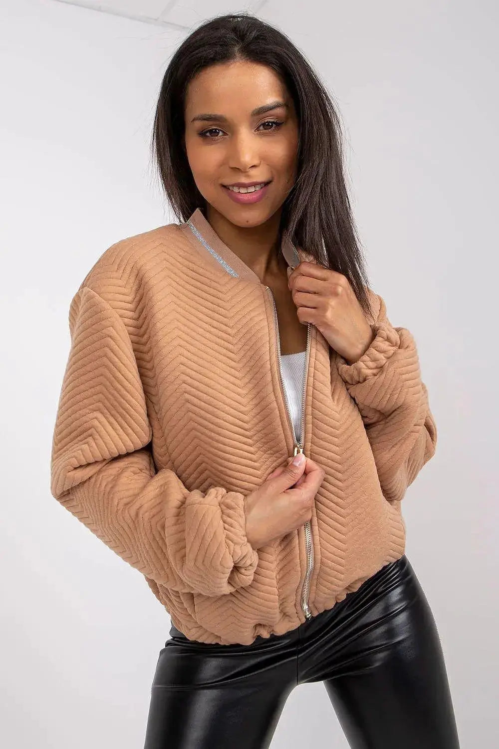 Rue Paris black long sleeve denim jacket