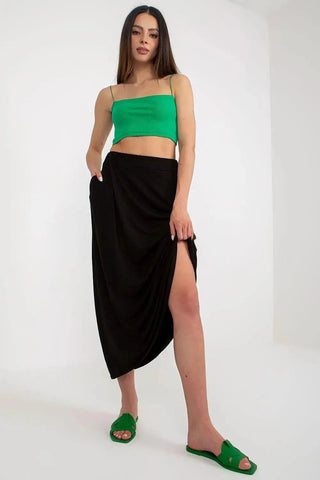 Rue Paris looser cut long skirt