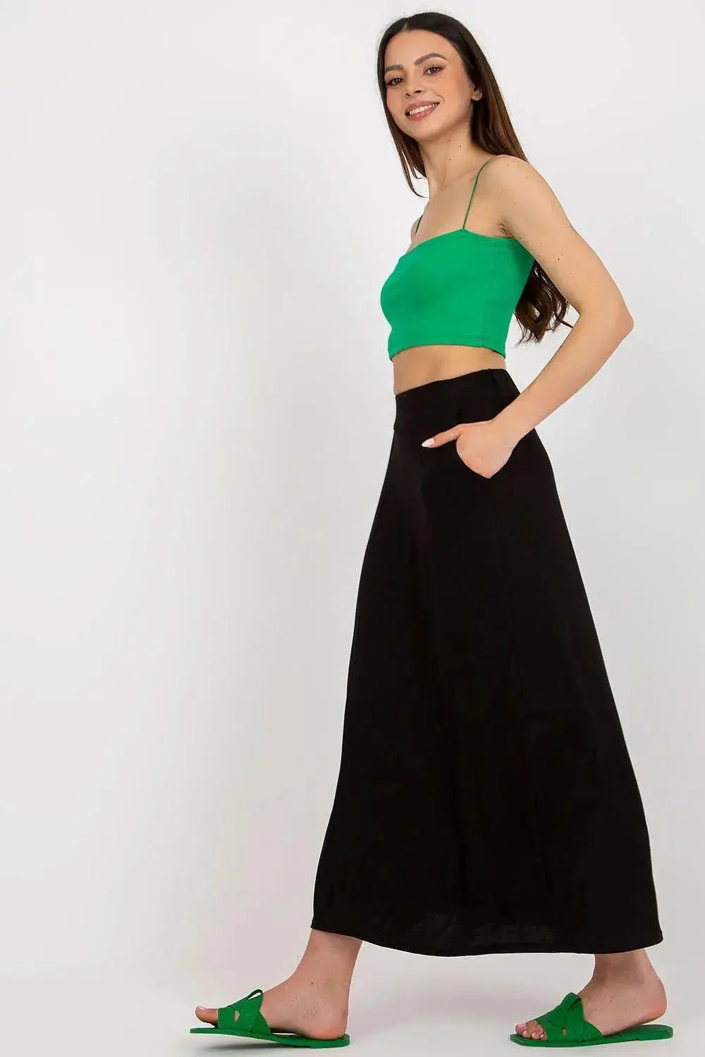 Rue Paris looser cut long skirt