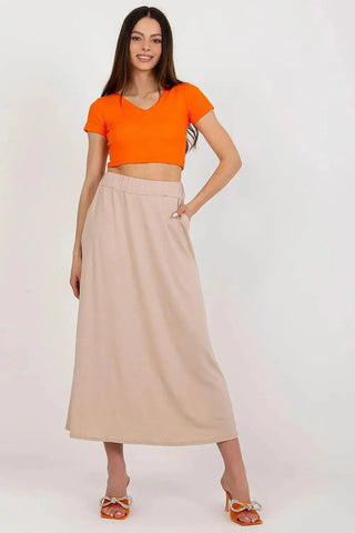 Rue Paris looser cut long skirt
