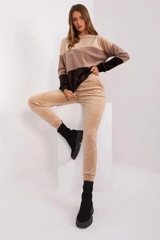Rue Paris velour sweatshirt and pants