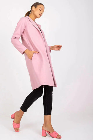 Rue Paris womens unlined, long-sleeved, unbuttoned coat