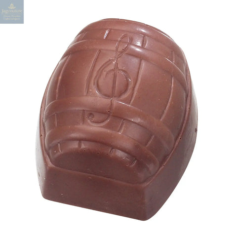Rum and raisin barrel - milk chocolate with fine rum and raisin ganache 15.5g - Jag Couture Chocolates