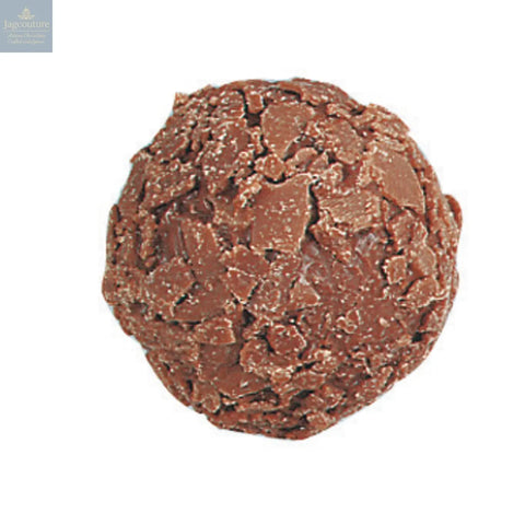 Rum truffle - milk rum truffle rolled in milk flakes 12g - Jag Couture Chocolates