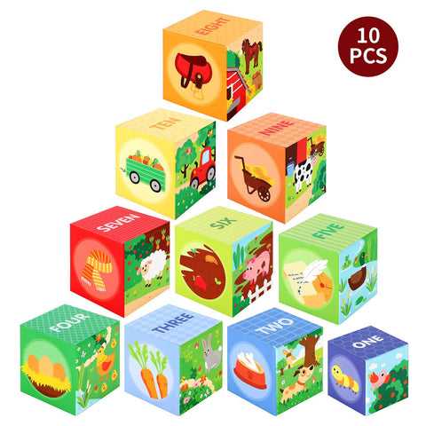 SOKA Stacking Cubes-My Farm 0000459