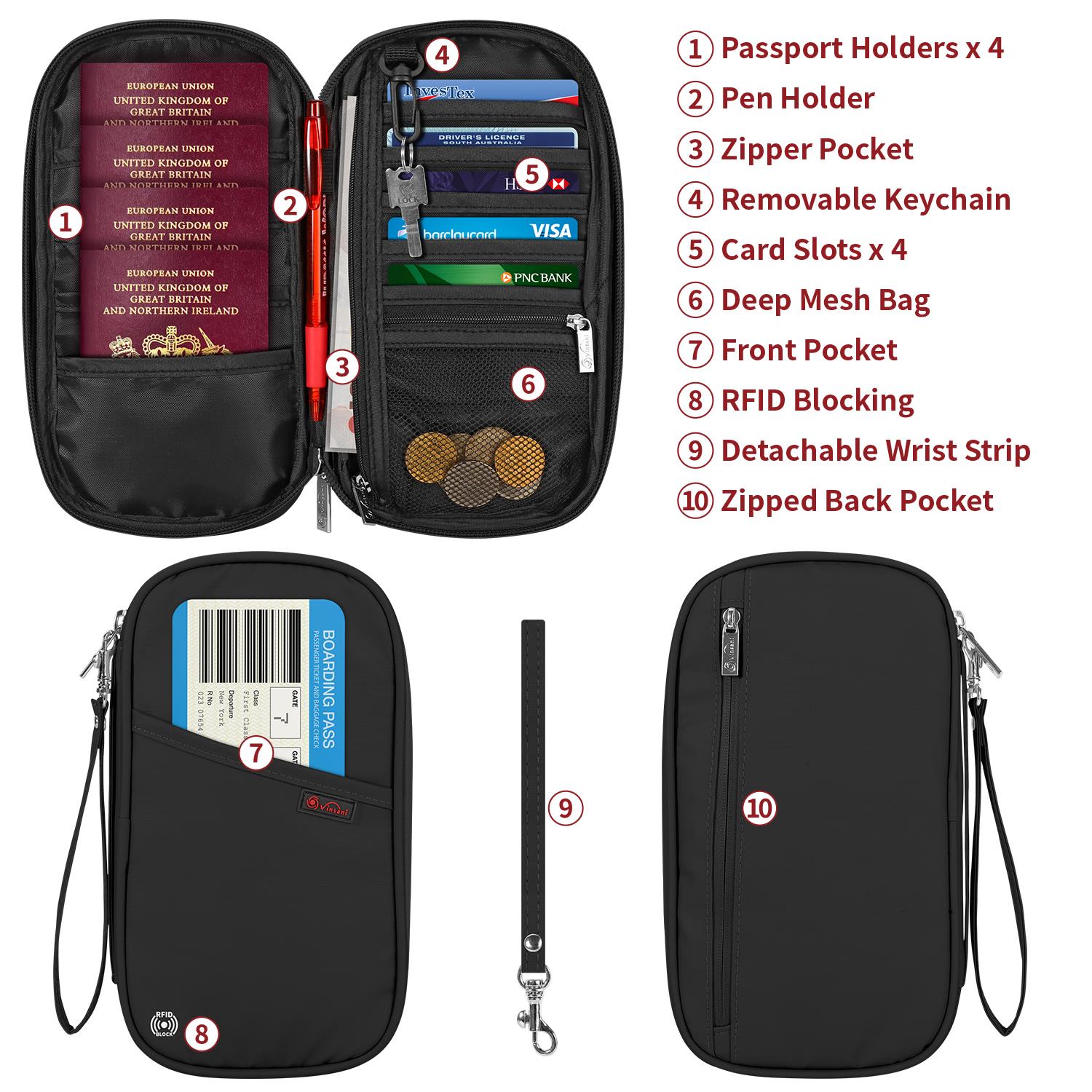 VINSANI DELUXE PASSPORT ORG BLACK 1010323