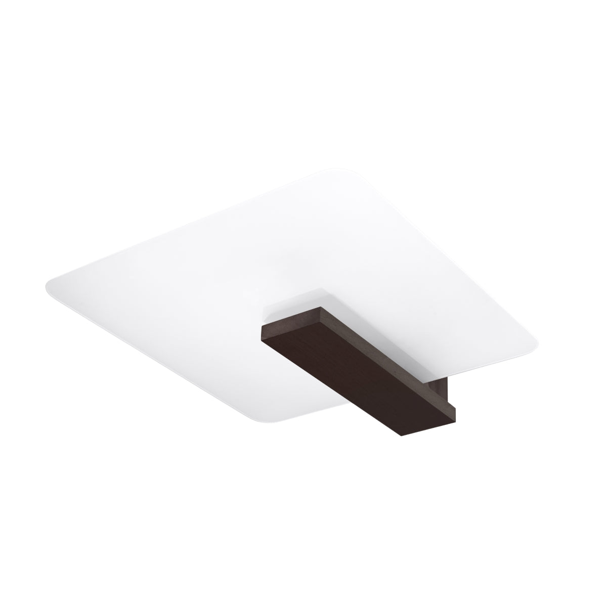 Ceiling lamp wood, glass Lappo Scandinavian Design E27