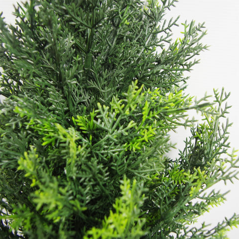 60cm Pair of Artificial Cedar Cypress Topiary UV Resistant