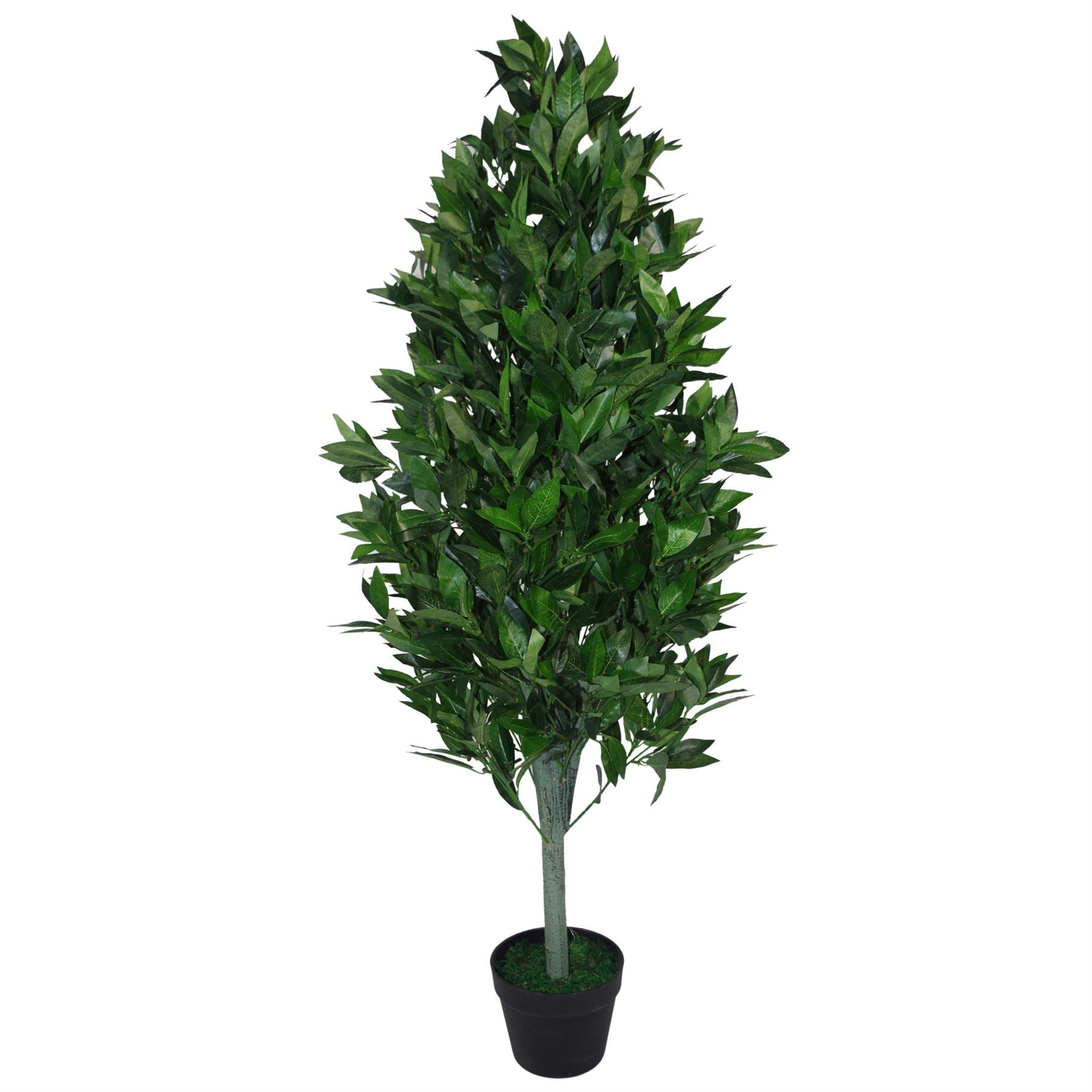 Pair of 120cm (4ft) Artificial Topiary Bay Trees Pyramid Cones - Extra Large
