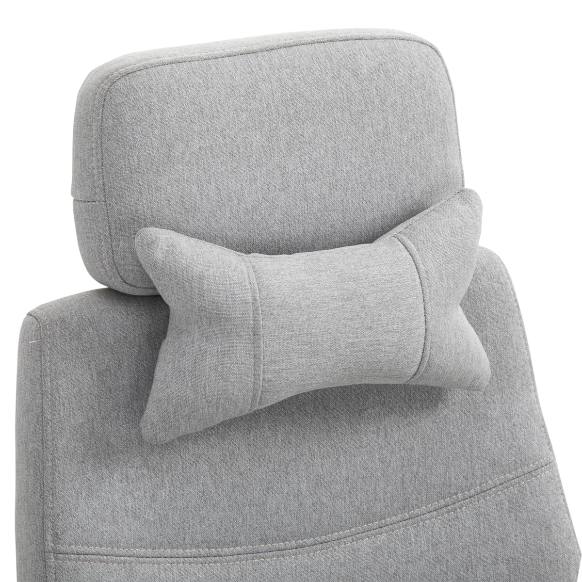 Vinsetto Home Office Chair Reclining Computer Chair w/ Lumbar Support Dark Grey
