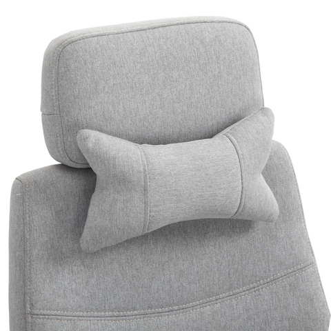 Vinsetto Home Office Chair Reclining Computer Chair w/ Lumbar Support Dark Grey