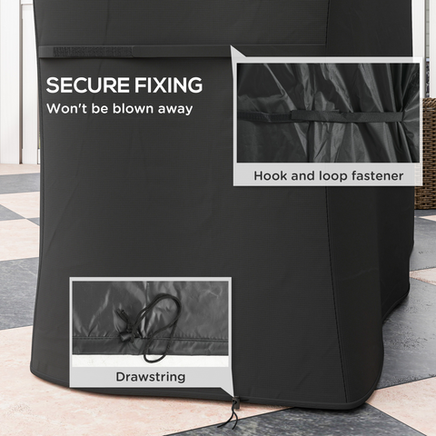 Outsunny Barbecue Covers, Waterproof UV Protection Rip-Proof, 147 x 61 x 120cm