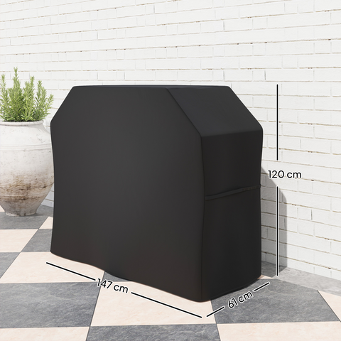 Outsunny Barbecue Covers, Waterproof UV Protection Rip-Proof, 147 x 61 x 120cm
