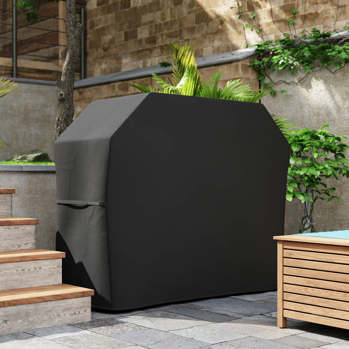 Outsunny Barbecue Covers, Waterproof UV Protection Rip-Proof, 147 x 61 x 120cm