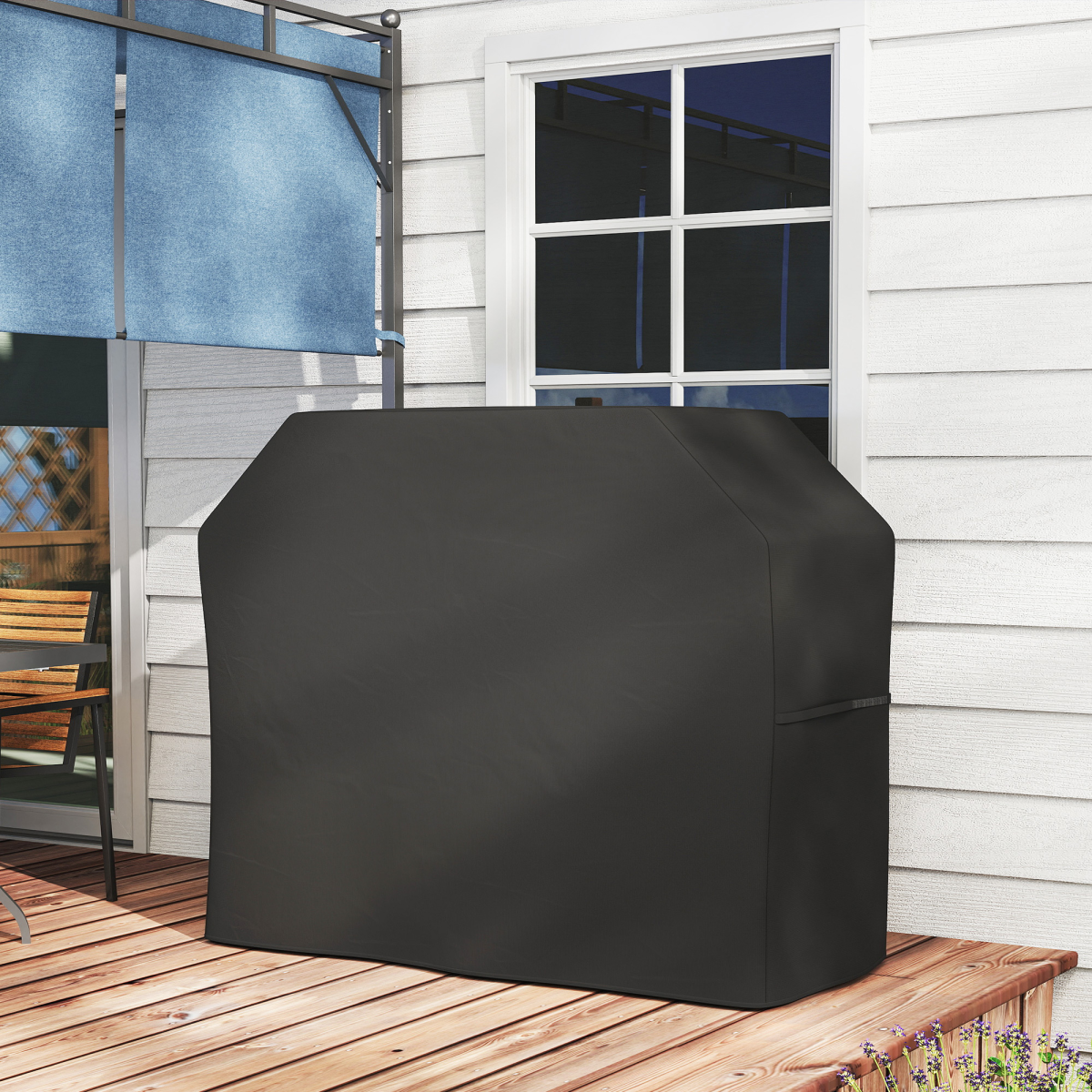 Outsunny Barbecue Covers, Waterproof UV Protection Rip-Proof, 147 x 61 x 120cm
