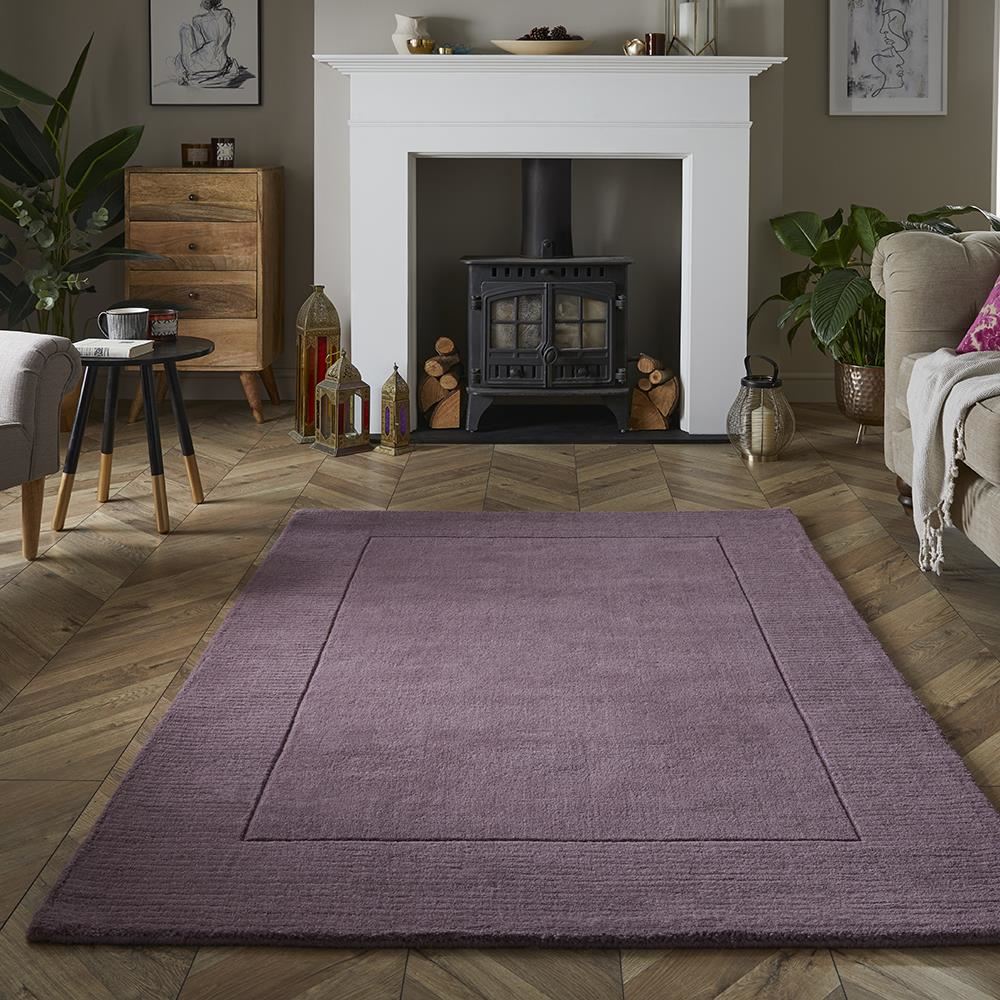 Esme Wool 120x170cm Mauve Rug