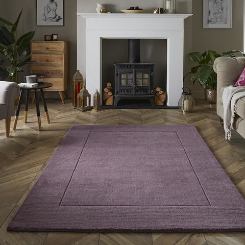 Esme Wool 120x170cm Mauve Rug
