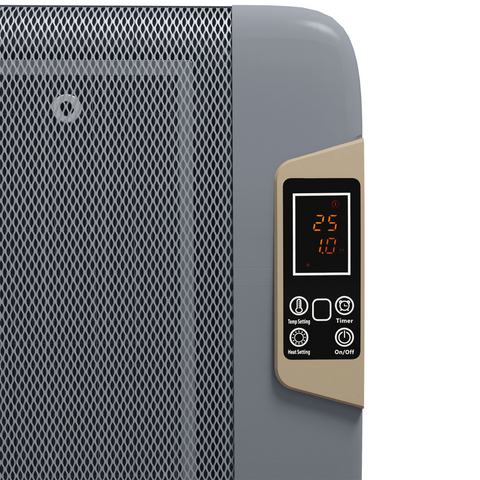HOMCOM Mica Electric Space Heater, Portable Heater, 2 Heat Settings