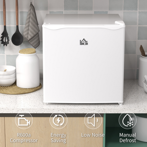 HOMCOM 35L Tabletop Freezer with Adjustable Temperature Wire Shelf