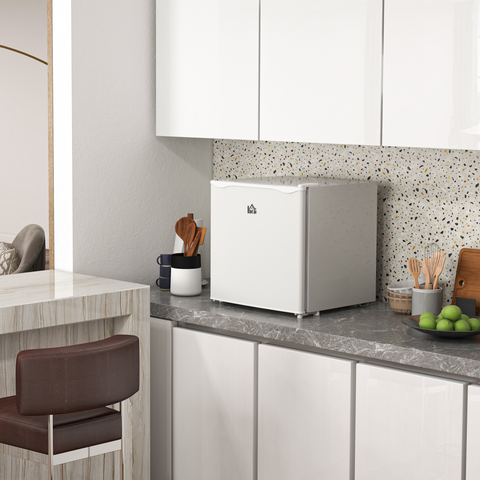 HOMCOM 35L Tabletop Freezer with Adjustable Temperature Wire Shelf