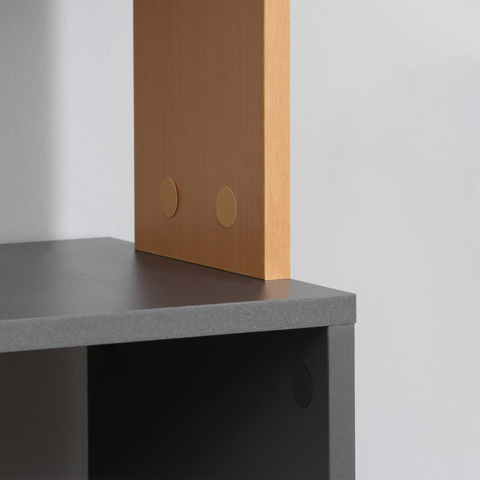 HOMCOM 5-Tier Bookshelf Freestanding Bookcase Storage Shelves
