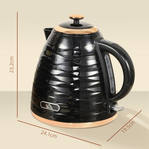 HOMCOM Electric Kettle, Fast Boil, 1.7L, 3kW, Swivel